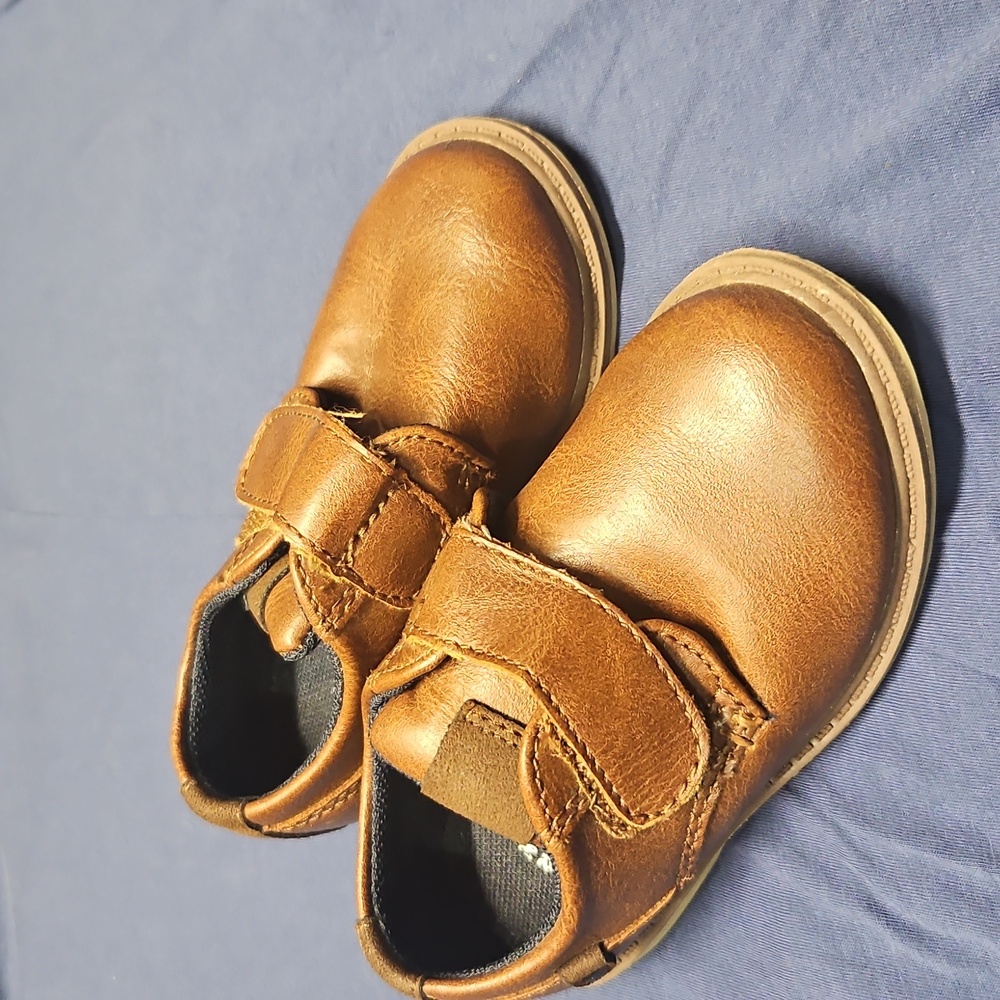 Harper Canyon Tan Kids Dress Shoes